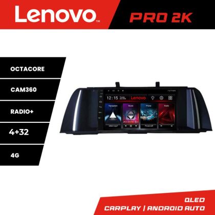 Navigatie Bmw F10 NBT 2012-2016 Android radio bluetooth internet 8 core QLED 2K 4+32 360 Lenovo