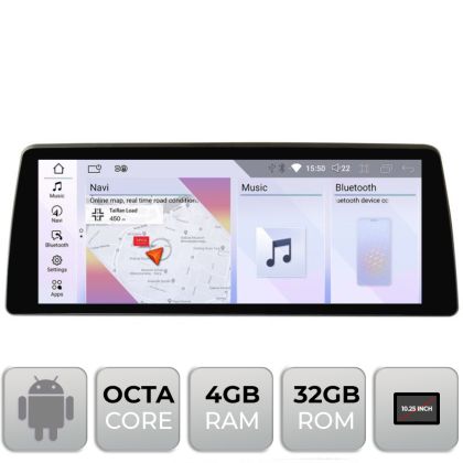Navigatie BMW Seria 3 F30 2011-2015 NBT Android ecran 10.25" 4+32 4G BT