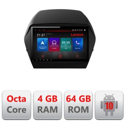 Navigatie Hyundai IX35 E-361 Octa Core cu Android Radio Bluetooth Internet GPS WIFI DSP 4+64GB 4G RESIGILAT