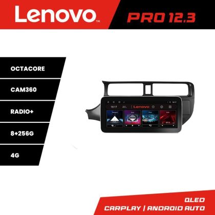 Navigatie Kia Rio 2011-2014 K-rio-11 Lenovo PRO 8+256 12.3 inch qled android 4G DSP gps internet  C