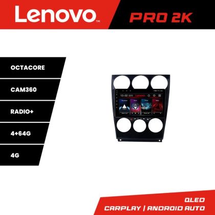 Navigatie Mazda 6 2004-2008 Lenovo Kit-944 8 core QLED 2K 4+64 360 Android Waze USB Navigatie Internet Youtube Radio