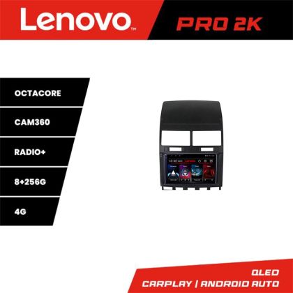 Navigatie VW Touareg 2004-2011 Lenovo Kit-042 8 core QLED 2K 8+256 360 Android Waze USB Navigatie Internet Youtube Radio