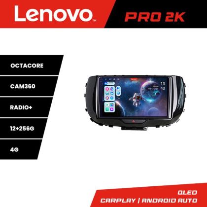 Navigatie Kia Soul 2020- Lenovo Kit-soul 8 core QLED 2K 12+256 360 Android Waze USB Navigatie Internet Youtube Radio