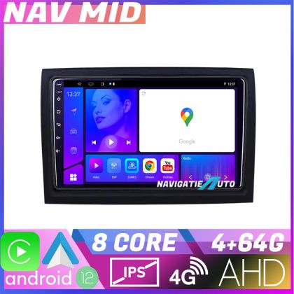 Navigatie Fiat ducato 2006 KIT DUCATO EDOTEC-LITE Android Ecran 720P Octa Core 4+32 Carplay
