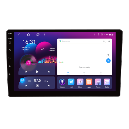 Navigație auto Android 15 QLED 10” ARTIE SMARTIE PRO – 8GB RAM, 128GB, CarPlay & Android Auto wireless, GPS integrat