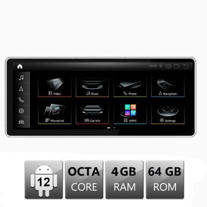 Navigatie dedicata Audi A6 MIB EDT-A6-MIB-8-V2 ecran 12.3" Android Gps Internet Bluetooth USB Video Qualcomm 4 GB + 64 GB