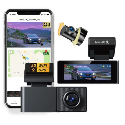 Cameră auto Duala 4K + 1K UHD 3.2” ARTIE CAM V2 – 5G WiFi, Senzor G, GPS integrat, Monitorizare parcare 24h