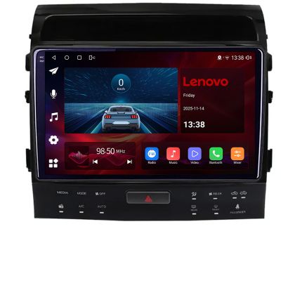 Navigatie Toyota Landcruiser 200 V8 2007-2015, Lenovo Ultra Original, Qualcomm 8-Core, 4G, Camera 360, CarPlay Wireless, 4+64GB, 10.1"