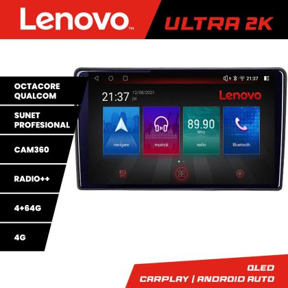Navigatie Mazda CX-9 gen 1 2006-2015, Lenovo Ultra Original, Qualcomm 8-Core, 4G, Camera 360, CarPlay Wireless, 4+64GB, 10.1"