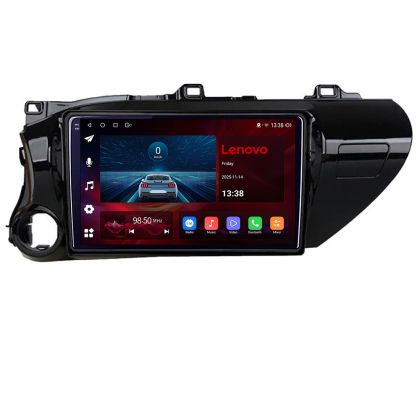 Navigatie Toyota Hilux gen 8 2015-2023, Lenovo Ultra Original, Qualcomm 8-Core, 4G, Camera 360, CarPlay Wireless, 4+64GB, 10.1"