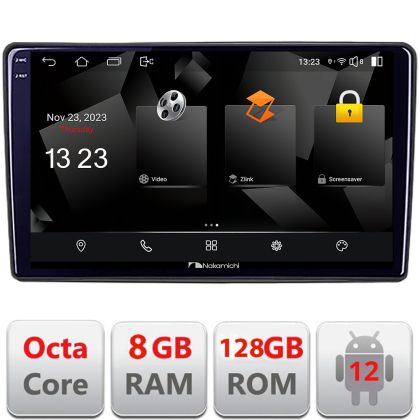 Navigatie Alfa Romeo 159 2005-2011 Nakamichi NAM5960PRO Octa core 8+128 carplay android auto radio gps internet