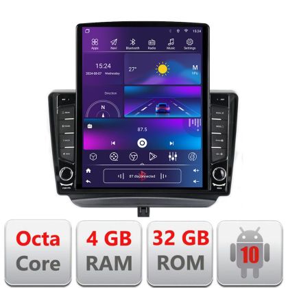 Navigatie Ford Turneo Courier Transit Courier 2014-2021 dedicata Ouad core 4+32 ecran vertical 9.7" DSP 360 FHD AHD Android radio gps internet  kit-turneo+EDT-E709