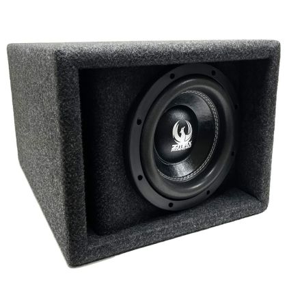 Subwoofer pasiv cu incinta, Phoenix Gold, 500 w rms, 1500 w max, difuzor 8", bass reflex