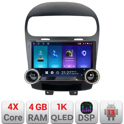 Navigatie Fiat Freemont Dodge Journey 2012-2019 Edotec  4+64 10.5 inch Incell 1K android Wifi 5Ghz gps internet 32 v1