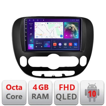 Navigatie Kia Soul 2014-2019 Android radio gps internet 4+64 carplay android auto Kit-soul-2014+EDT-E309v3
