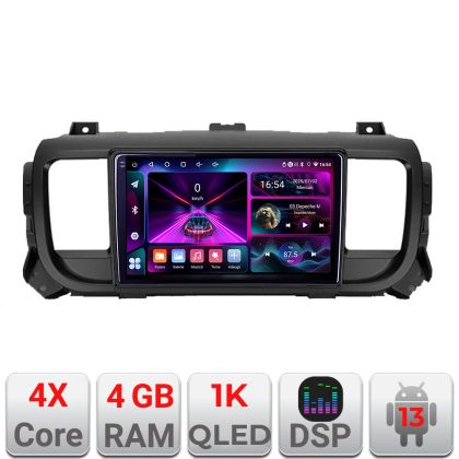 Navigatie Citroen Jumpy Toyota Proace Peugeot Traveller A-jumpy16 4+64 InCell Display 1K Android Waze USBNavigatie Internet Youtube V1