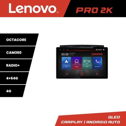 Navigatie Ford Fiesta MK5 2002-2008 Lenovo PRO 4+64 13 inch 2K android 4G DSP gps internet  KIT-fiesta-mk5
