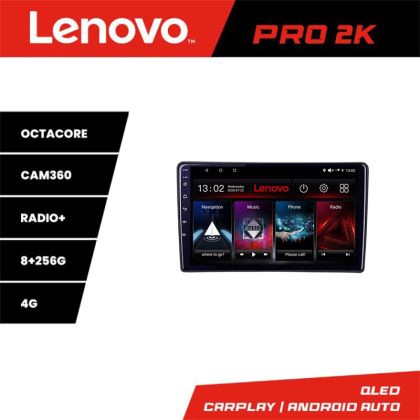 Navigatie Fiat Tipo 2015-2021 Lenovo Kit-TIPO 8 core QLED 2K 8+256 360 Android Waze USB Navigatie Internet Youtube Radio