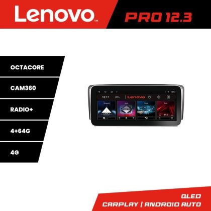 Navigatie VW Sharan 2011-2020 K-SHARAN Lenovo PRO 4+64 12.3 inch qled android 4G DSP gps internet
