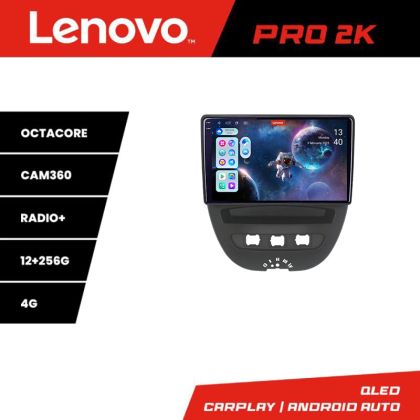 Navigatie Citroen C1 Peugeot 107 Toyota Aygo 2005-2014 Android radio gps internet 8 core QLED 2K 12+256 360 Lenovo v2