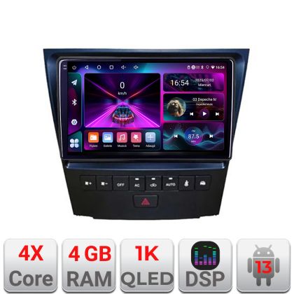 Navigatie Lexus GS-04 2004-2011 A- GS-04  4+64 InCell Display 1K Android Waze USB Navigatie Internet Youtube Radio
