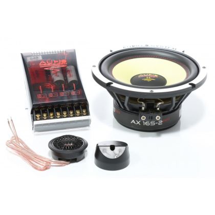 Set 2 Difuzoare componente, Audio System H 165 EVO 2, 160 watts, 165 mm, 6.5", 2 ohm, Extreme Kick Bass