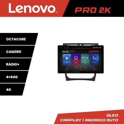 Navigatie Mercedes CLK facelift Lenovo PRO 4+64 13 inch 2K android 4G DSP gps internet  Kit-facelift