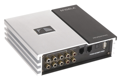 Amplificator cu DSP Nakamichi FDSK230A-PRO 4x35 watts rms în 4 ohmi, 8 canale, fibră optică, usb player, BT player