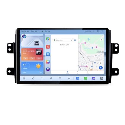 Navigatie Suzuki SX4 2006-2013 Edotec 4+64 1K 13 inch qled android 4G DSP gps internet  Kit-124
