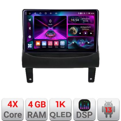 Navigatie Opel Meriva 2010-2017 Android radio gps internet 4+64 InCell Display 1K KIT-meriva+EDT-E209-RK