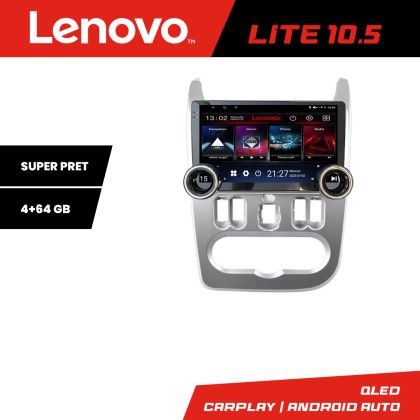 Navigatie Dacia Duster 2010-2012 Kit-099 Lenovo  8 core 4+64 10.5 inch Incell 1K android Wifi 5Ghz gps internet