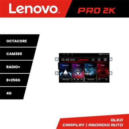 Navigatie Dacia dupa 2012 Lenovo Kit-Dacia 8 core QLED 2K 8+256 360 Android Waze USB Navigatie Internet Youtube Radio