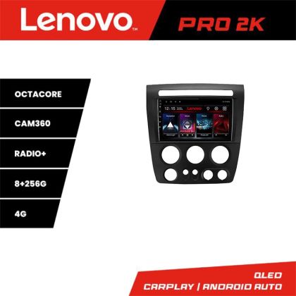 Navigatie Hummer H3 8 core QLED 2K 8+256 360  Android Waze USB Navigatie Internet Youtube Radio Lenovo