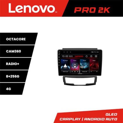 Navigatie Ssangyong Korando 2011-2013 Lenovo Kit-159 8 core QLED 2K 8+256 360 Android Waze USB Navigatie Internet Youtube Radio