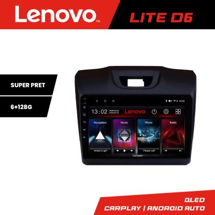 Navigatie Isuzu D-Max Lenovo Kit-2234 8 core 6+128 GB Android Waze USB Navigatie Internet Youtube Radio v1