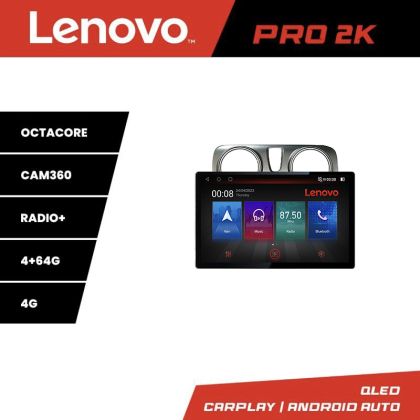 Navigatie Dacia Dokker Lenovo PRO 4+64 13 inch 2K android 4G DSP gps internet  8Core
