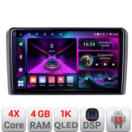 Navigatie Iveco Daily 2007-2014 A-DAILY  4+64 InCell Display 1K Android Waze USB Navigatie Internet Youtube Radio