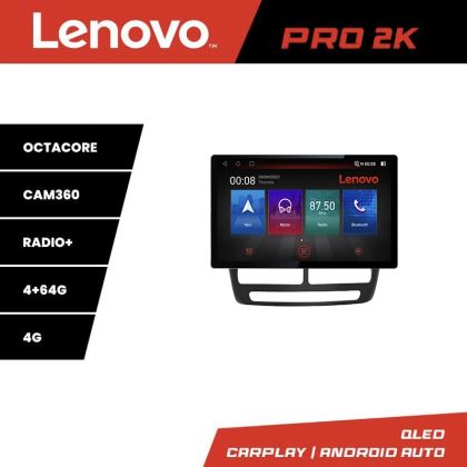 Navigatie Fiat Doblo 2010-2017 si Opel Combo 2010-2017 Lenovo PRO 4+64 2K 13 inch qled android 4G DSP gps internet  Kit-DOBLO10 v1