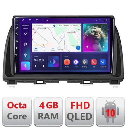 Navigatie Mazda CX-5 2012-2016 B-212 Android Ecran QLED octa core 4+64 carplay android auto KIT-212+EDT-E310V3