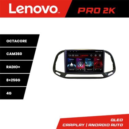 Navigatie Fiat Doblo 2015-2018 Lenovo Kit-DOBLO15 8 core QLED 2K 8+256 360 Android Waze USB Navigatie Internet Youtube Radio