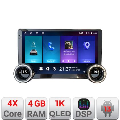 Navigatie dedicata Edonav Ford Fiesta 2020-  Edotec  4+64 10.5 inch Incell 1K android Wifi 5Ghz gps internet  Kit-fiesta-2020