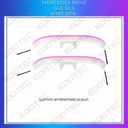 Lumini Ambientale NIGHTVIBE Mercedes W167-03 2019-2023 dedicat lumini spatar scaun control telefon sau sistem original