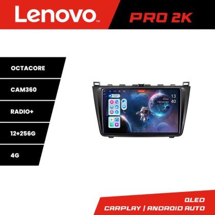 Navigatie Mazda 6 Lenovo Kit-012 8 core QLED 2K 12+256 360 Android Waze USB Navigatie Internet Youtube Radio