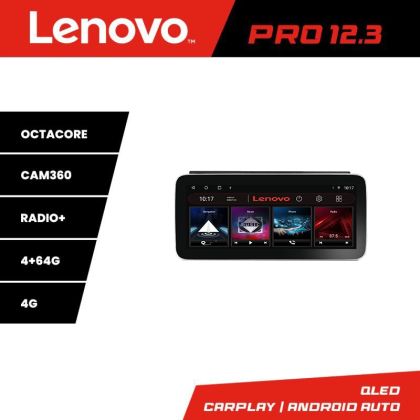 Navigatie Seat Arona Lenovo PRO 4+64 12.3 inch qled android 4G DSP gps internet  8Core