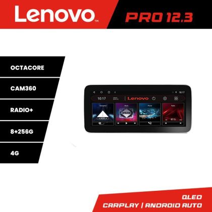Navigatie Mercedes ML GL K-213 Lenovo PRO 8+256 12.3 inch qled android 4G DSP gps internet  8Core