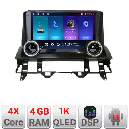 Navigatie Mazda 6 2004-2008 Kit-MZD6 Edotec  4+64 10.5 inch Incell 1K android Wifi 5Ghz gps internet  Cor