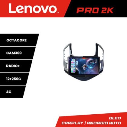 Navigatie Chevrolet Cruze 2013- Lenovo Kit-1267 8 core QLED 2K 12+256 360 Android Waze USB Navigatie Internet Youtube Radio