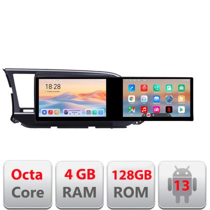 Navigatie Hyundai Elantra 2015-2018 Kit-581 Edotec 2 ecrane  8 core 4+128 21.6 inch Incell android Wifi 5Ghz gps internet  Q