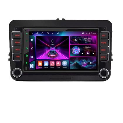 Navigatie dedicata VW Skoda Seat 7 inch Edotec Incell 4+64 carplay android auto radio internet Wifi 5Ghz kit-vw-universal+EDT-E200