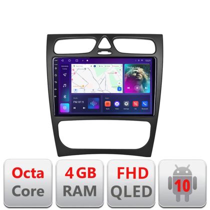 Navigatie Mercedes CLK facelift Android radio gps internet 4+64 carplay android auto Kit-facelift+EDT-E309v3